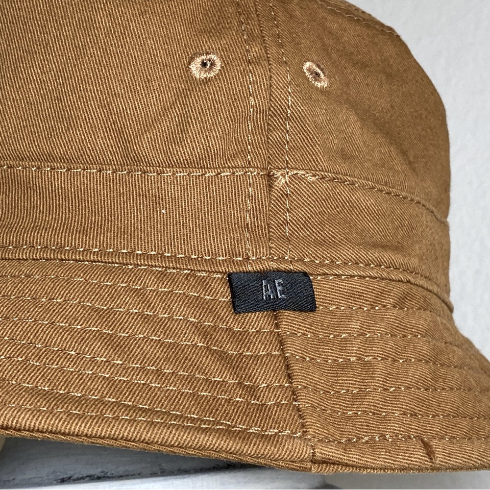 New American Eagle Outfitters Bucket Hat L brown Tan canvas L/XL unisex - Picture 4 of 8